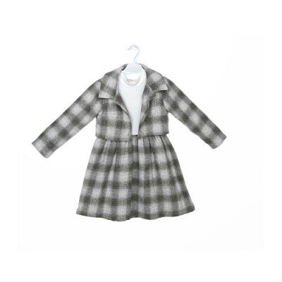 Wholesale Girls 2-Piece Dress and Jacket Set 3-6Y Büşra Bebe 1016-23231 - 2