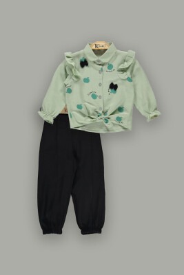 Wholesale Girls 2-Piece Pants Sets with Shirt 2-5Y Kumru Bebe 1075-3866 - 1