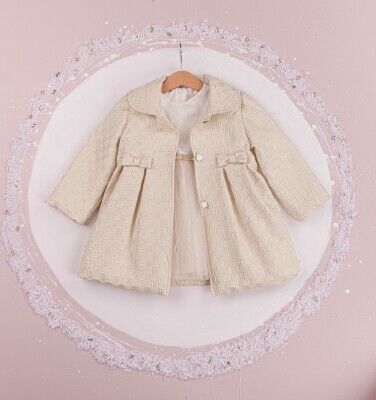 Wholesale Girls 2-Piece Set with Coat and Dress 2-5Y BabyRose 1002-4233 - 2