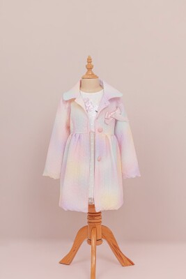 Wholesale Girls 2-Piece Set with Coats and Dress 1-4Y BabyRose 1002-4057 - Babyrose (1)