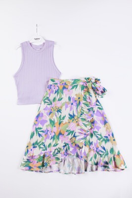Wholesale Girls 2-Piece Skirt and T-Shirt Set 10-13Y Tuffy 1099-9661 - Tuffy (1)