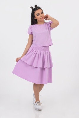 Wholesale Girls 2-Piece Skirt and T-Shirt Set 10-13Y Tuffy 1099-9662 - Tuffy