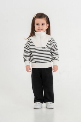 Wholesale Girls 2-Piece Sweater and Pants Set 1-8Y KidsRoom 1031-6004 Ecru