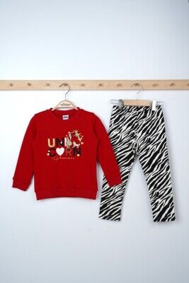 Wholesale Girls 2-Piece Sweatshirts and Leggings Set 3-6Y Elnino 1025-21604 - 2