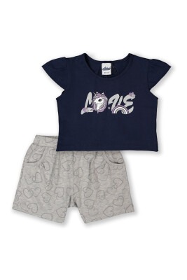 Wholesale Girls 2-Piece T-shirt and Shorts Set 3-6Y Elnino 1025-22207 - 1