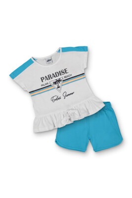 Wholesale Girls 2-Piece T-shirt and Shorts set 3-6Y Elnino 1025-22214 - Elnino (1)