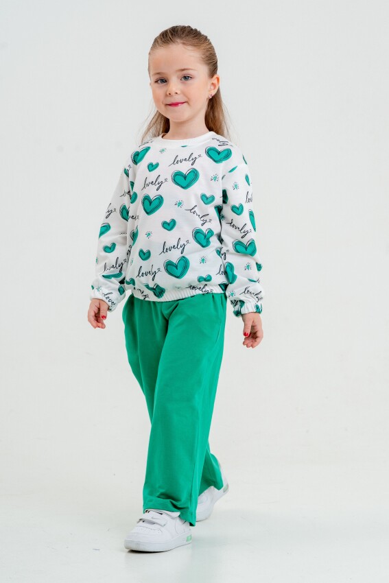 Wholesale Girls 2-Piece Tracksuit Set 3-6Y Matmazel 2021-8020 - 2