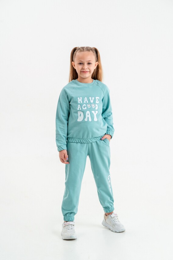 Wholesale Girls 2-Piece Tracksuit Set 5-8Y Matmazel 2021-8008 - 5