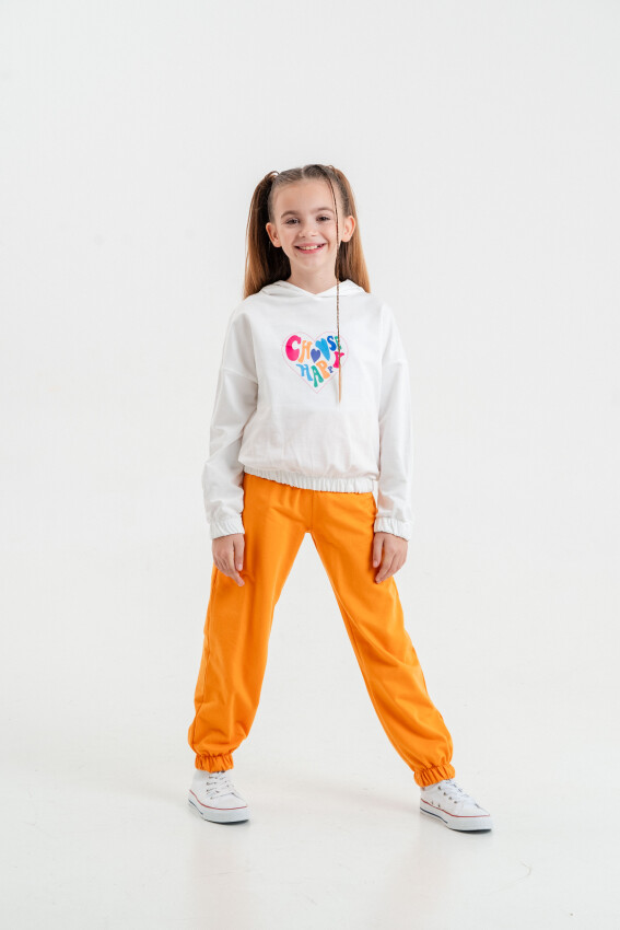 Wholesale Girls 2-Piece Tracksuit Set 6-9Y Matmazel 2021-8003 - 2