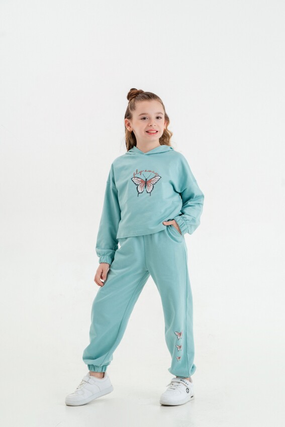 Wholesale Girls 2-Piece Tracksuit Set 7-10Y Matmazel 2021-8015 - 2