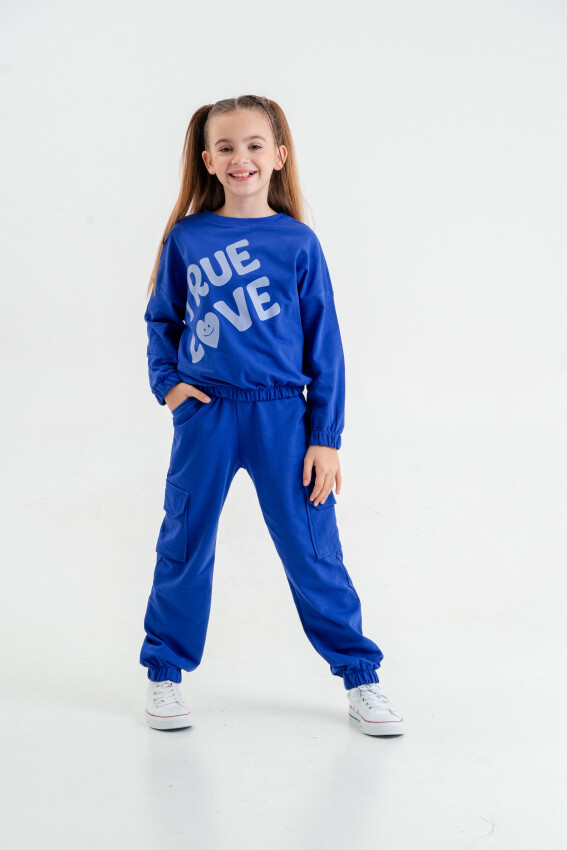 Wholesale Girls 2-Piece Tracksuit Set 9-12Y Matmazel 2021-8013 - 5