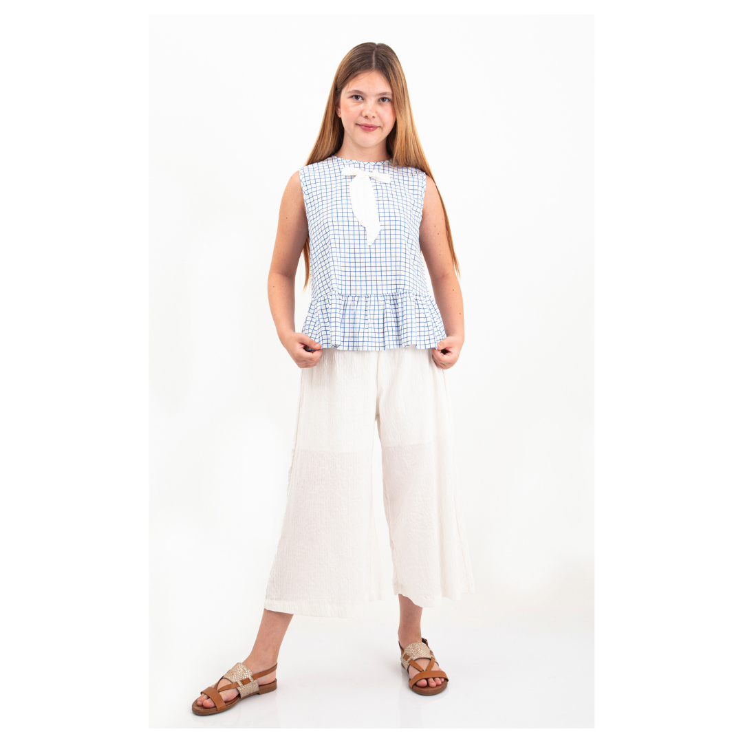 Wholesale Girls 2-Pieces Blouse and Capri Set 6-9Y Pafim 2041-Y23-3393 Girls  Sets Pafim