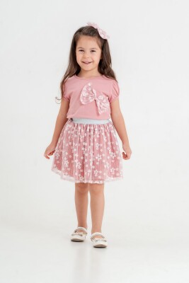 Wholesale Girls 2-Pieces Blouse and Skirt Set 2-5Y Eray Kids 1044-13324 - 3