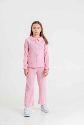 Wholesale Girls 2-Pieces Shirt and Pants Set 7-10Y Eray Kids 1044-13347 Pink