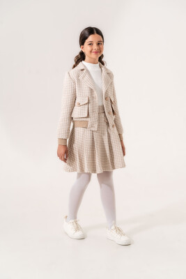 Wholesale Girl's 3-Piece Jacket, Skirt and Body Suit 10-13Y Gocoland 2008-5706 - Gocoland