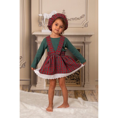 Wholesale Girls 3-Piece Skirt Body and Hat Set 2-6Y KidsRoom 1031-5691 - 1