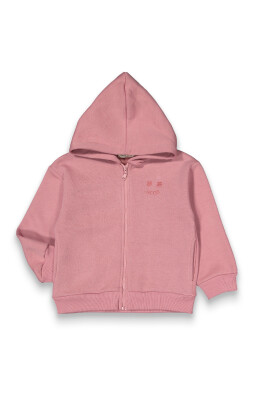 Wholesale Girls' Basic Hoodie Zip-Up Cardigan 6-18M Tuffy 1099-0454 Dusty Rose