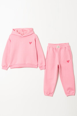 Wholesale Girls Basic Tracksuit Set 6-9Y Tuffy 1099-01106 - 2