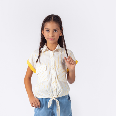 Wholesale Girls Blouse 12-15Y Pafim 2041-Y23-3253 Yellow