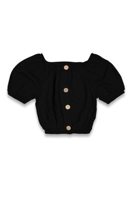 Wholesale Girls Blouse 6-14Y Panino 1077-22031 Black