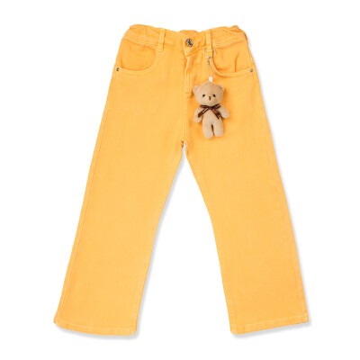 Wholesale Girls Boyfriend Jeans 2-6Y Tilly 1009-2218 Оранжевый 