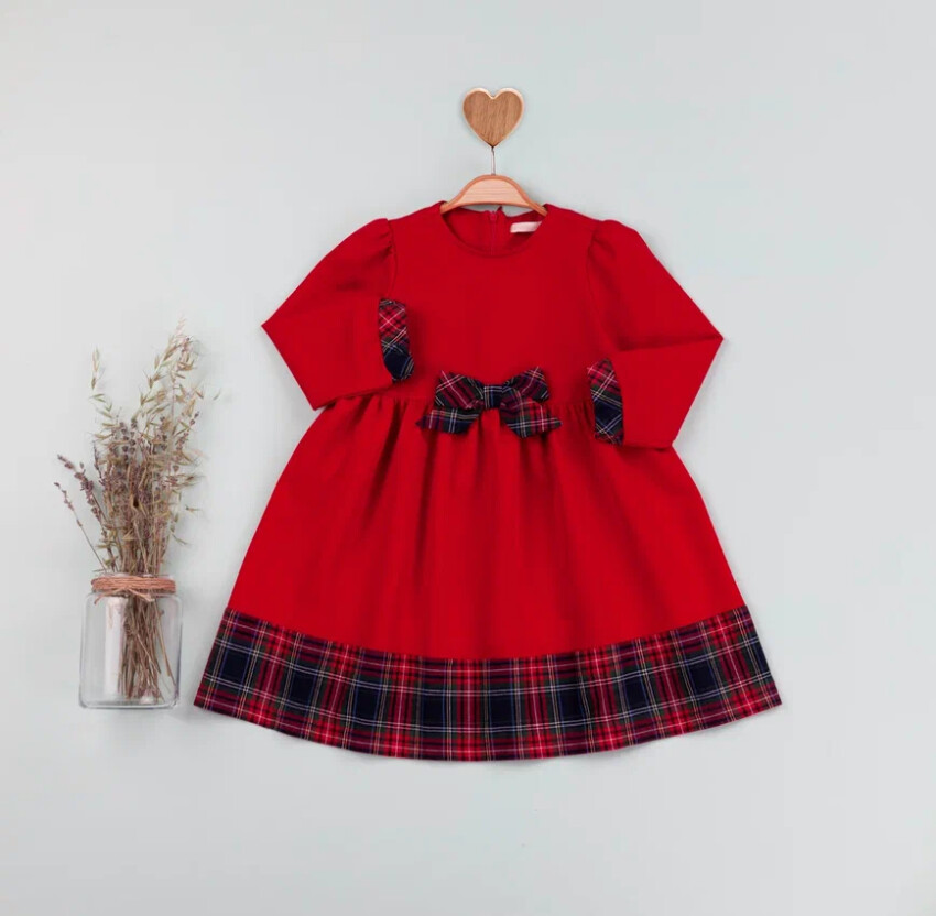 Wholesale Girls' Checkered Dress 3-6Y BabyRose 1002-4653 - 1