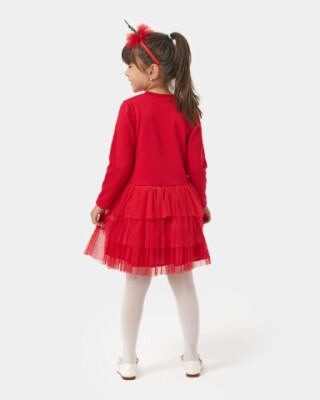 Wholesale Girls Christmas Dress 4-7Y Bupper Kids 1053-24902 - 4