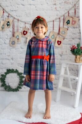 Wholesale Girls Christmas Themed Dress 1-7Y Zeyland 1070-242Z2MTH37 - Zeyland (1)