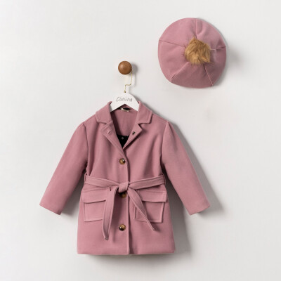 Wholesale Girl's Coat and Hat 2-5Y Cumino 1014-CMN3575 - Cumino (1)