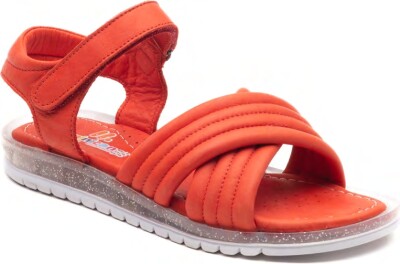 Wholesale Girls Colorful Sandals 26-30 Minican 1060-MZ-P-1002 Red