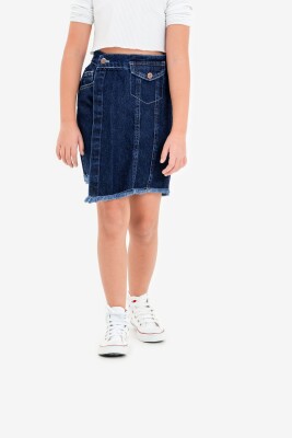 Wholesale Girls Denim Skirt 4-9Y Cemix 2033-2852-2 - Cemix