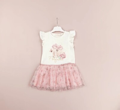 Wholesale Girls Dress 1-4Y BabyRose 1002-4518 Pink
