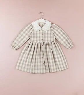 Wholesale Girls Dress 2-5Y BabyRose 1002-4571 Бежевый 