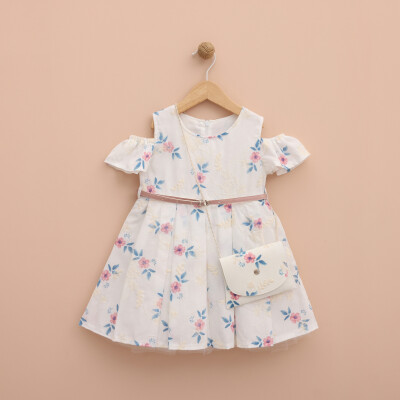 Wholesale Girls Dress 2-5Y Lilax 1049-6394 Pink