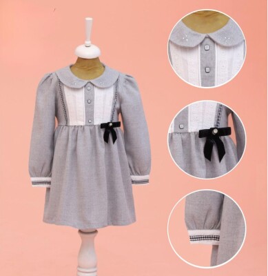 Wholesale Girl's Dress 2-5Y Lilax 1049-6618 - Lilax