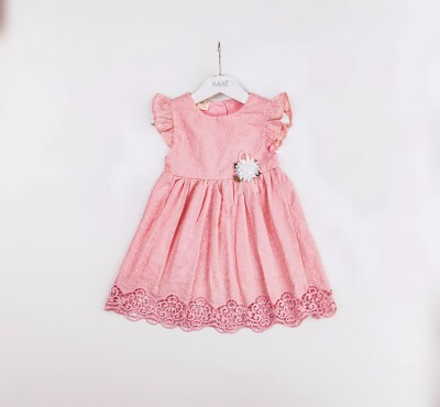 Wholesale Girls Dress 2-5Y Sani 1068-2372 Pink