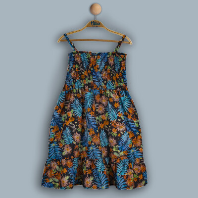 Wholesale Girls Dress 2-5Y Timo 1018-TK4DÜ202242102 Blue