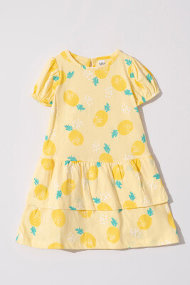 Wholesale Girls Dress 2-5Y Tuffy 1099-1258 Yellow