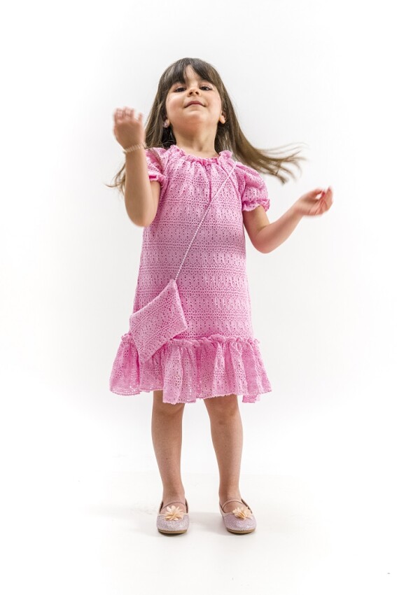 Wholesale Girls Dress 2-5Y Wecan 1022-23329 - 2