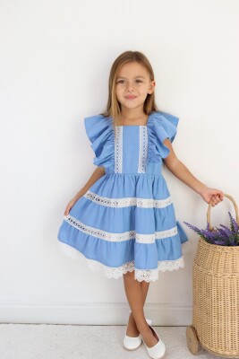 Wholesale Girls Dress 3-7Y Serkon Baby&Kids 1084-M0674 - Serkon Baby&Kids