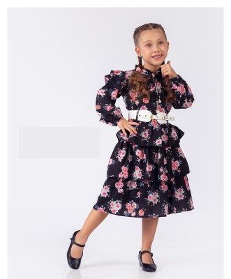 Wholesale Girls Dress 5-8Y Elayza 2023-2309 Pink