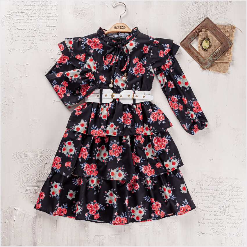 Wholesale Girls Dress 5-8Y Elayza 2023-2309 - 2