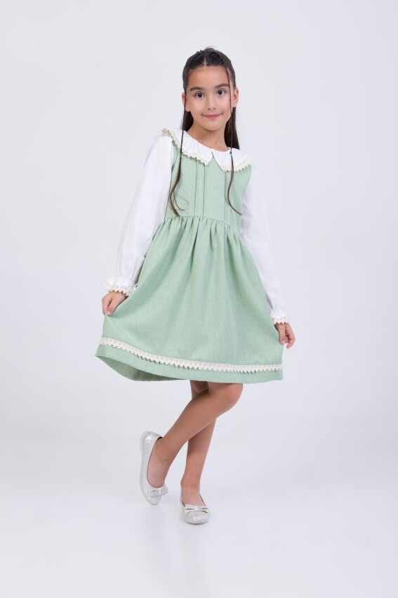 Wholesale Girls Dress 6-9Y Wizzy 2038-3551 - 2