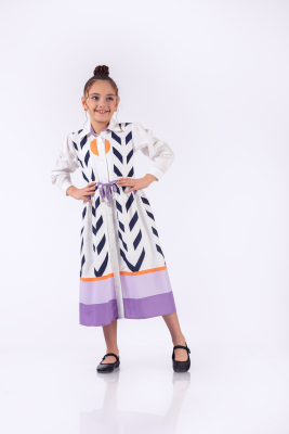 Wholesale Girls Dress 8-11Y Pafim 2041-Y23-3240 Lilac