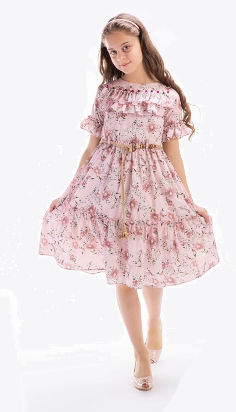 Wholesale Girls Dress 9-12Y Elayza 2023-2251 - 2