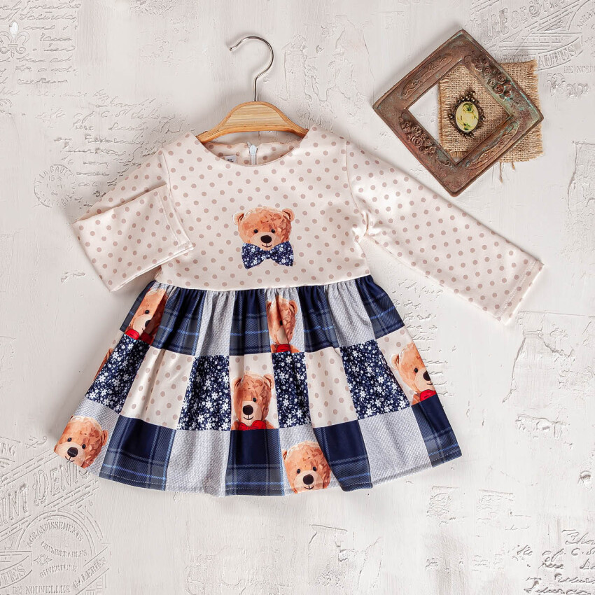 Wholesale Girls Dress 9-24M Elayza 2023-23103 - 3