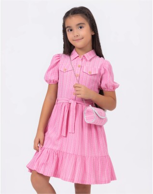 Wholesale Girls Dress And Bag Set 10-13Y Wizzy 2038-3497 - 5