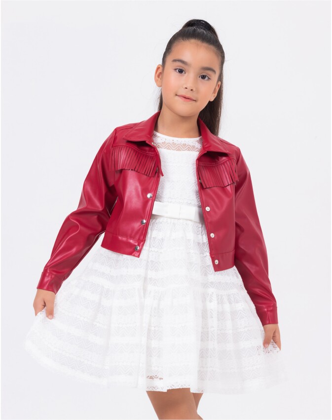 Wholesale Girls Dress And Jacket Set 2-5Y Wizzy 2038-3469 - 3