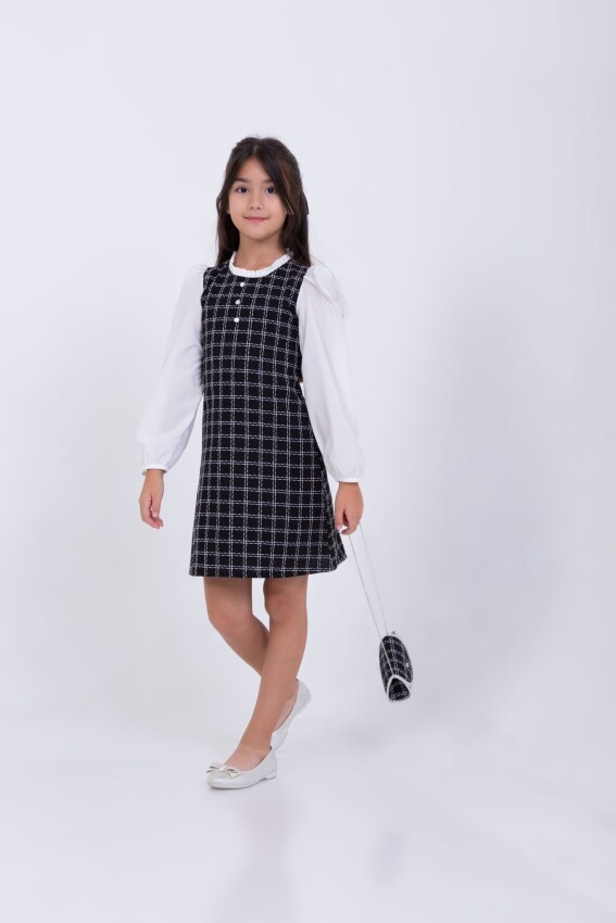 Wholesale Girls Dress with Bag 2-5Y Wizzy 2038-3549 - 1