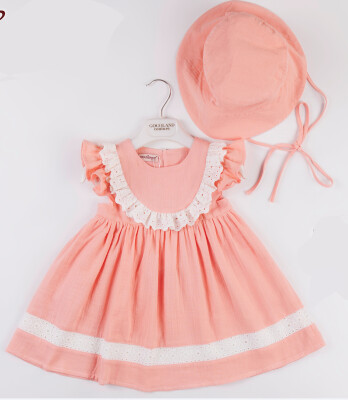 Wholesale Girls Dress with Hats 2-5Y Gocoland 2008-5631 Pink